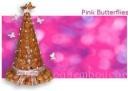 Pink  Butterflies, photo on French Patisserie website, gourmet  delight