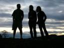 silhouetted friends 1, photo by aernst, PA, United States,